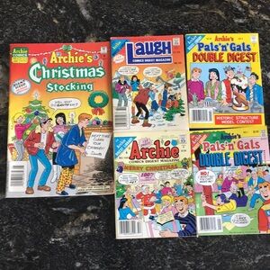 Archie Comic Digests and Christmas Comic